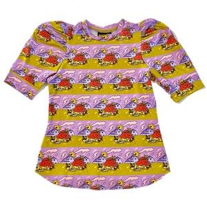 Nooworks Jammin Puffy Sleeve Top